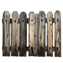 Wall Mural - Rustic Weathered Wooden Fence Panel Texture Background Old aged gray dark pale worn brown black     