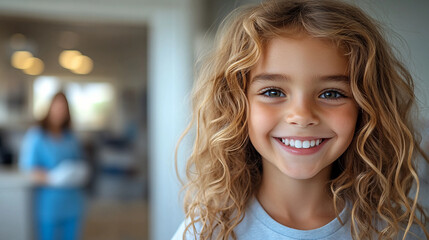 Wall Mural - portrait of a smiling child