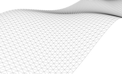 Wall Mural - abstract wave background 3d design