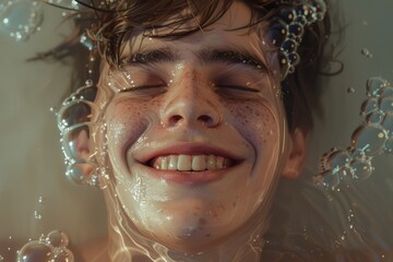 Portrait of a smiling young man