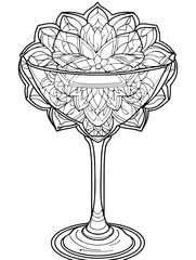 Coloring Page - vectorized - From the Love, Vacation, Fun and Drinks - Package