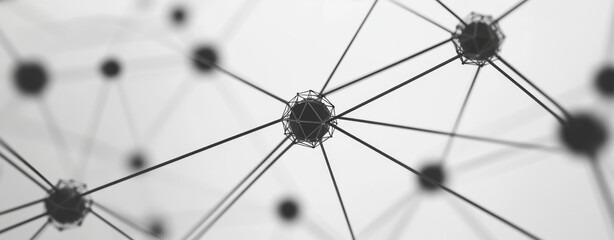 Poster - a high-tech information system visualized in 3d