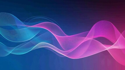 Poster - Data wanders through the complex web of structured big data. Depiction of technology space sequences, flowing information, and a 3D abstract funnel