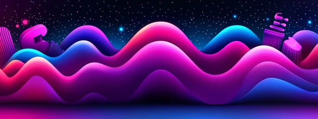 Poster - In the realm of informational infinity, data flow is augmented by digital footprint and comprehensive data collection, enhanced by Big Data. Soul, mind, and stock are presented in a 3D illustration