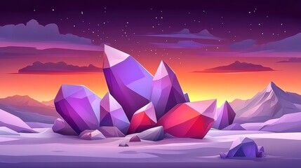 Poster - The intersection of neural networks and high technology is illustrated in 3D with polygonal fields and neon electrical edges