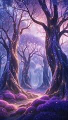 Wall Mural - A bewitching forest