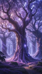 Wall Mural - A bewitching forest