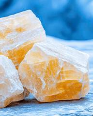 Poster - Exploring the Vibrant Energy and Beauty of Mica Crystals Under Natural Sunlight