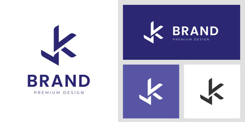 Aufkleber - Letter JK Minimal and elegant monogram logo design. vector Graphic alphabet creative idea combination for brand identity Logo template
