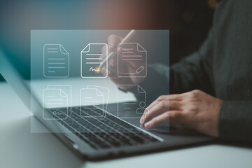 Poster - Digital signing: Simplifying document management with secure and efficient solutions.