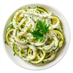 Wall Mural - zucchini topped with creamy cashew  