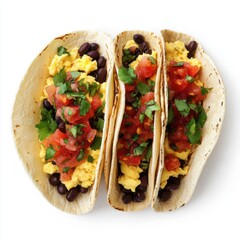 Sticker - Breakfast Tacos with Scrambled Eggs  