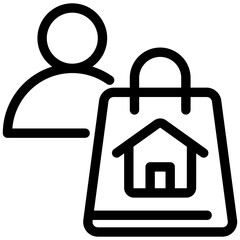 Sticker - Buy Home Icon