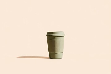 Poster - Elegant Sage Green Coffee Cup