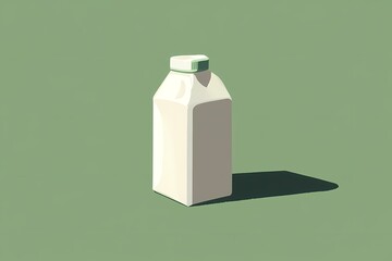 Wall Mural - Milk Carton Illustration - Simple and Modern Design