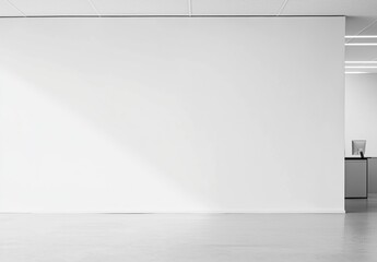 Wall Mural - empty white room