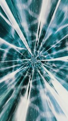 Wall Mural - Star Warp Light Speed Space Loop