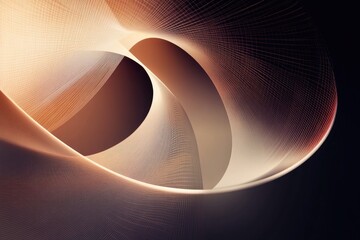 Poster - dynamic creative layout with bold intersecting lines and soft gradient effects on neutral backdrop with copy space