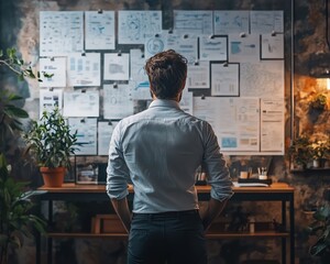 Aufkleber - Business leader planning for a successful 2025