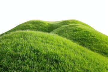 Sticker - Lush green rolling hills landscape