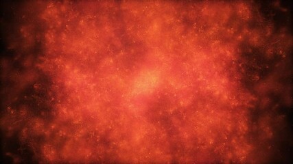 Wall Mural - Fire Wall Red Lava dust and particles Loop Background.