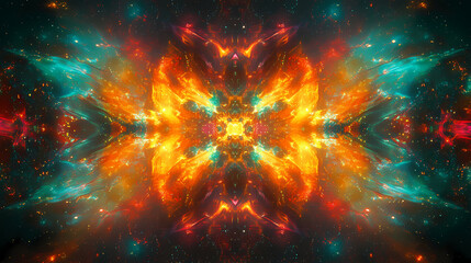 Wall Mural - flight stars speed light