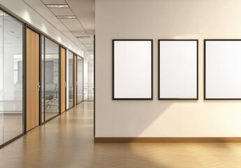 Wall Mural - empty white room
