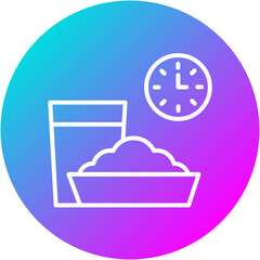 Canvas Print - Snack Time Icon