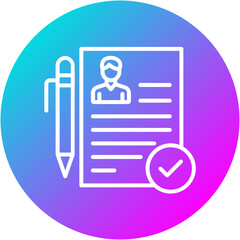 Poster - Job Application Icon