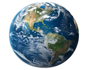 Wall Mural - Planet Earth isolated on transparent background