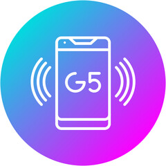 Sticker - 5G Technology Icon