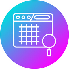 Poster - Grid Search Icon