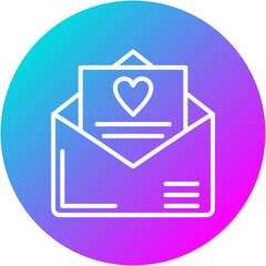 Sticker - Love Letter Icon