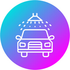 Sticker - Car Wash Icon