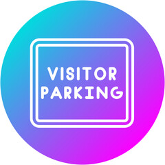 Poster - Visitor Parking Icon