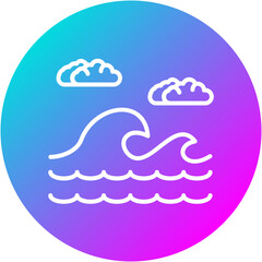 Poster - Monsoon Waves Icon