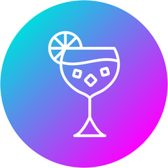 Sticker - Wine Glass Icon