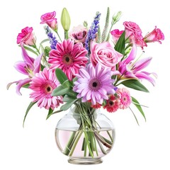 Poster - Vibrant floral bouquet arrangement