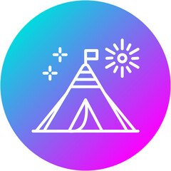 Poster - Festival Tent Icon