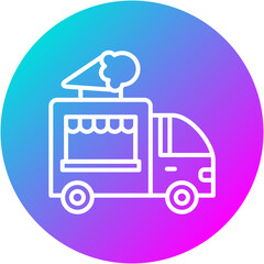 Poster - Ice Cream Truck Icon