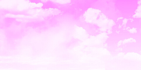 Wall Mural - pink sky cloud background