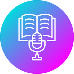 Wall Mural - Podcast Platform Icon