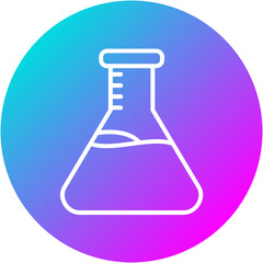 Poster - Laboratory Flask Icon