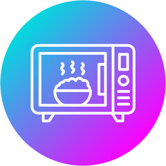 Poster - Microwave Icon