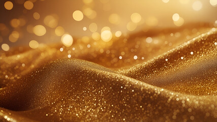 Wall Mural - golden christmas background