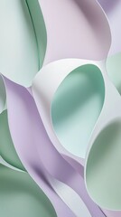 Aufkleber - Gentle curves and smooth forms intertwine, creating a harmonious visual experience