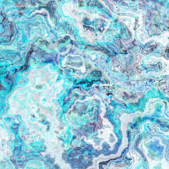 Aufkleber - Discover Beautiful Abstract Watercolor Patterns in Vivid Blue for Your Creative Projects