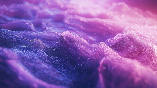 A collection of purple clouds fill the sky