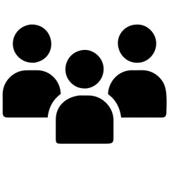 Poster - Teamwork and community icon representing collaboration and communication