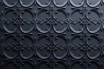 Poster - Sophisticated classical 3d pattern. Ancient ornament. Background image. Created with Generative AI technology.